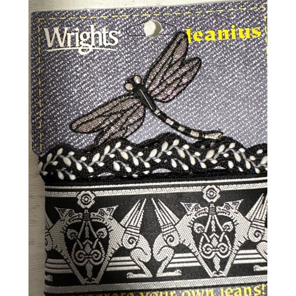 Wrights Jeanius Dragonfly Trim Set of 2 - Picture 3 of 8